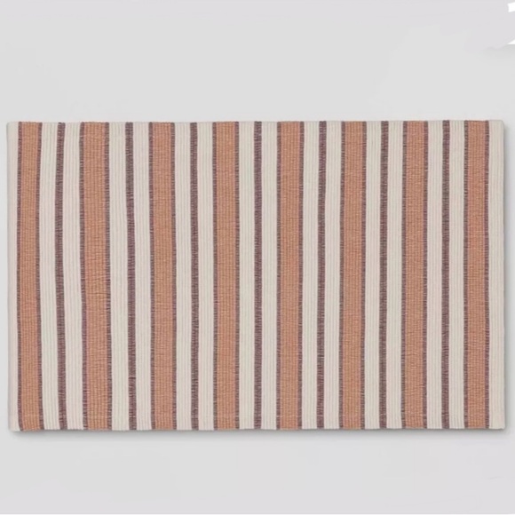 NWT Threshold Harvest Stripe Kitchen Rug - Picture 1 of 7